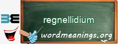 WordMeaning blackboard for regnellidium